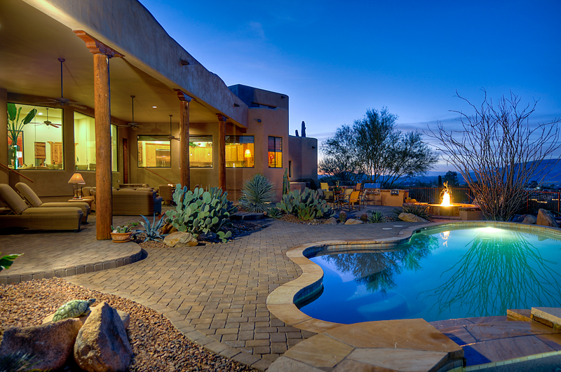 Inviting Looking Carefree Home with Stunning Pool.