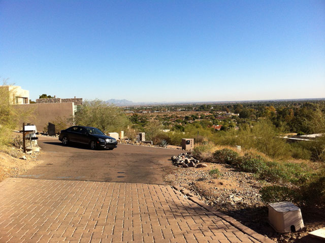 Marta Walsh's Car Hanging Out in Paradise Valley