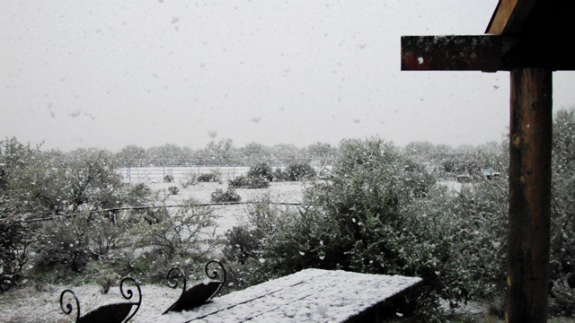 Snow in Scottsdale ? December 2011