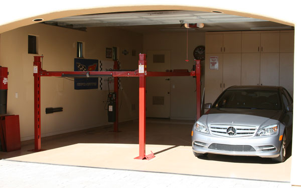 Oversized Garages With Space For Motorbikes Behind