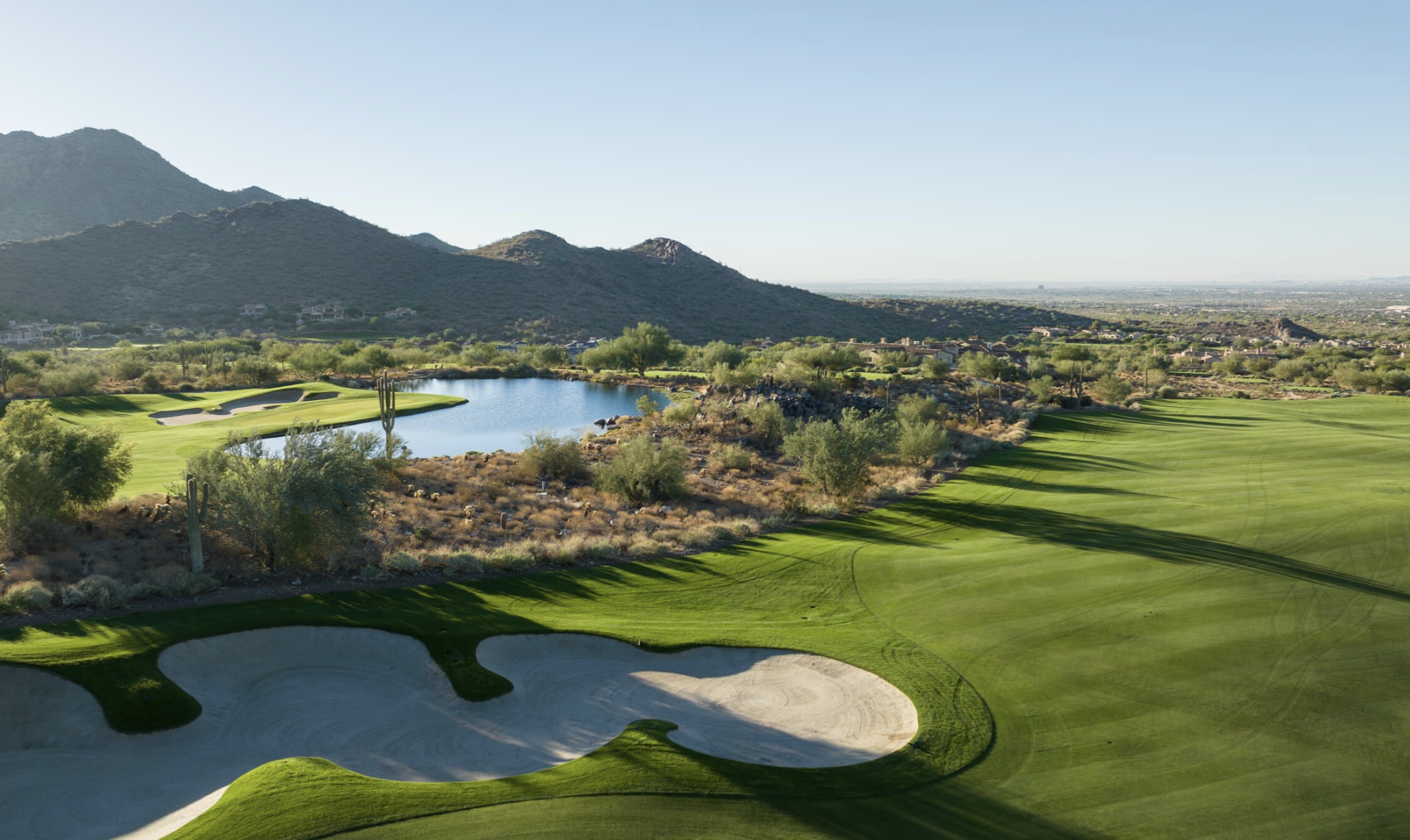 The Tom Weiskopf-designed golf course at the Silverleaf Club, Scottsdale