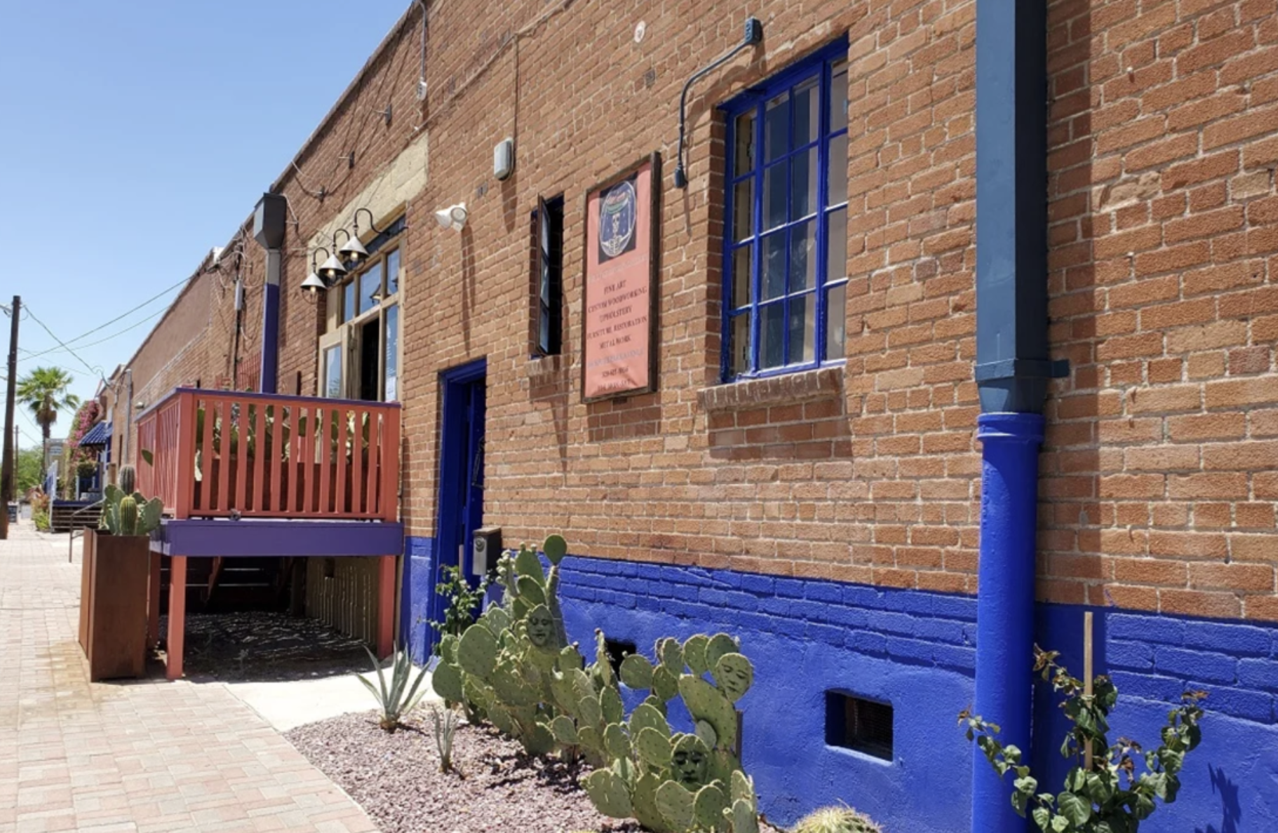Warehouse row in the Lost Barrio